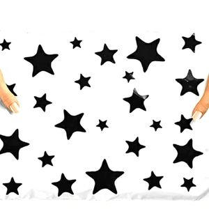 20x 10 x 13 Black and White Stars Poly Bag Mailer Envelopes 2 Mil SMALL BUSINESS